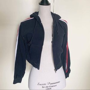 Brandy Melville navy Crystal Hoodie